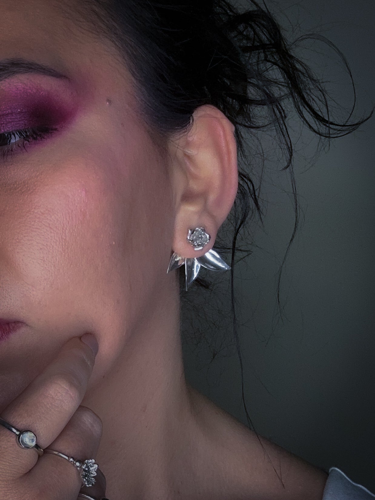 Clip per orecchini a perno